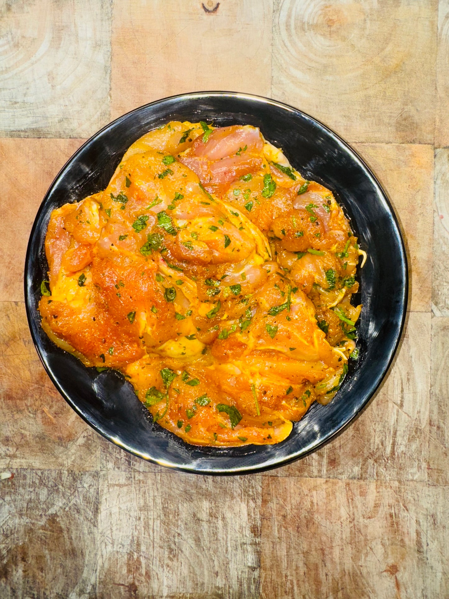 Cuisse de poulet désossé à la Marocaine - Origine France (250g)